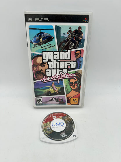 PiXEL-RETRO.COM : SONY PLAYSTATION PORTABLE (PSP) OCOMPLET CIB BOX MANUAL GAME NTSC GRAND THEFT AUTO VICE CITY STORIES