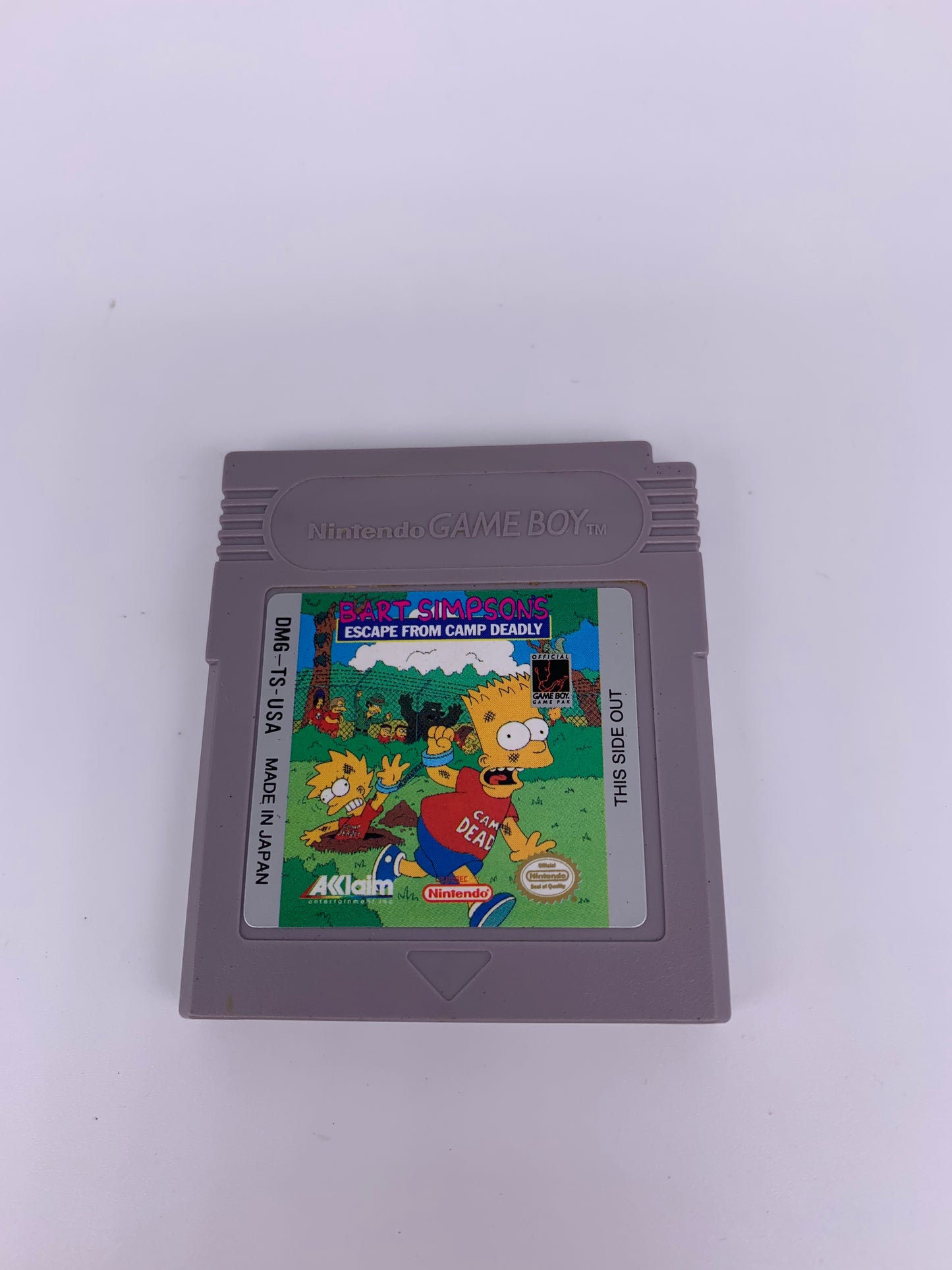 PiXEL-RETRO.COM : GAME BOY GAMEBOY (GB) GAME NTSC BART SIMPSONS ESCAPE FROM CAMP DEADLY