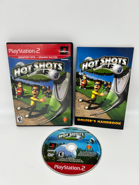 PiXEL-RETRO.COM : SONY PLAYSTATION 2 (PS2) COMPLET CIB BOX MANUAL GAME NTSC HOT SHOTS GOLF 3