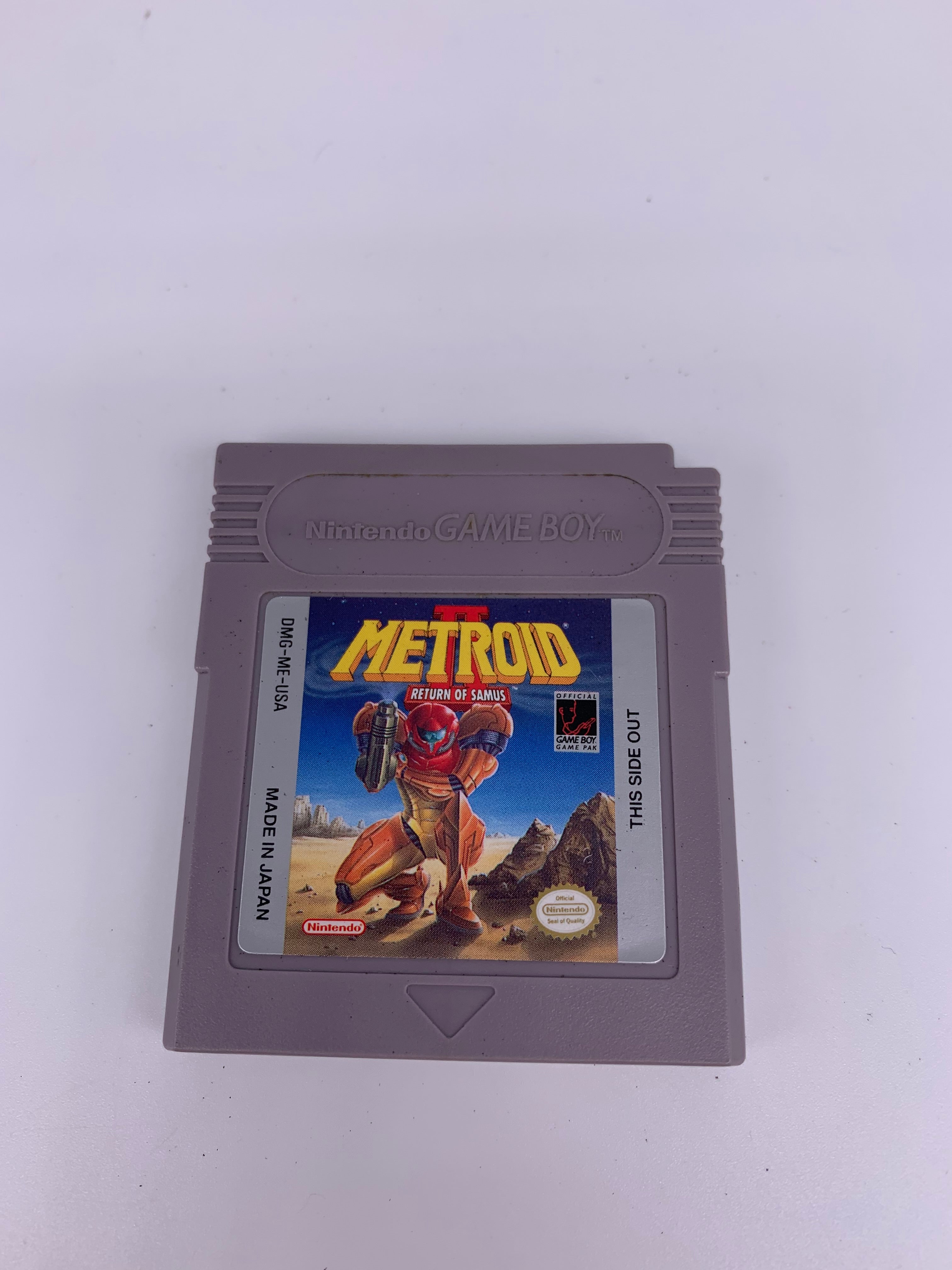 NiNTENDO GAME BOY [GB] ORiGiNAL METROiD II RETURN OF SAMUS – PiXEL ...