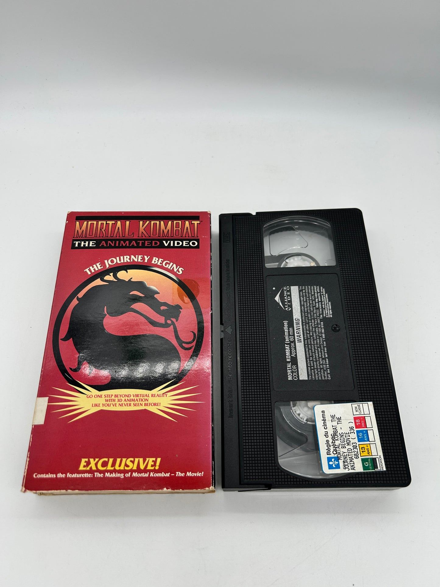FiLM VHS ANGLAiS | MORTAL KOMBAT THE ANiMATED ViDEO THE JOURNEY BEGiNS