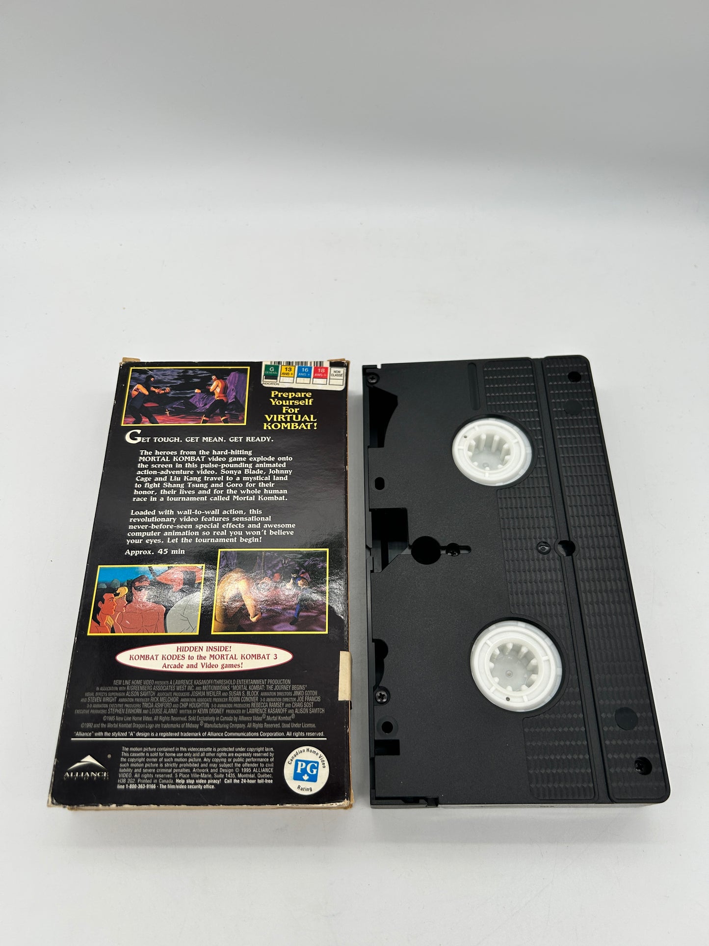 FiLM VHS ANGLAiS | MORTAL KOMBAT THE ANiMATED ViDEO THE JOURNEY BEGiNS