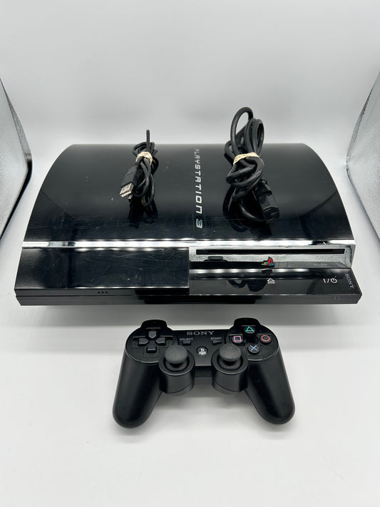 PiXEL-RETRO.COM : SONY PLAYSTATION 3 (PS3) ORIGINAL SYSTEM CONSOLE, CONTROLLER, POWER SUPPLY, NTSC 60GB CECHA01 PS2 COMPATIBILITY BACKWARD COMPATIBLE