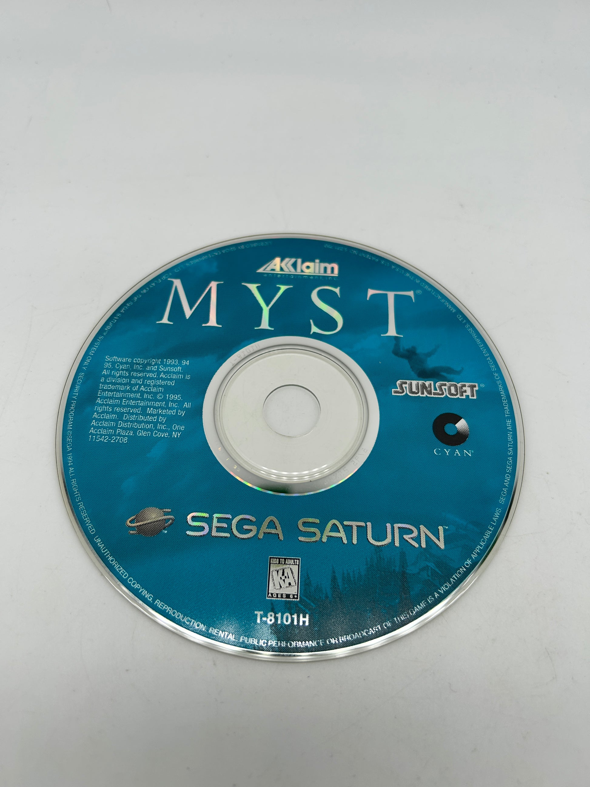 PiXEL-RETRO.COM : SEGA SATURN COMPLETE (CIB) GAME BOX INSTRUCTION MANUAL NTSC MYST