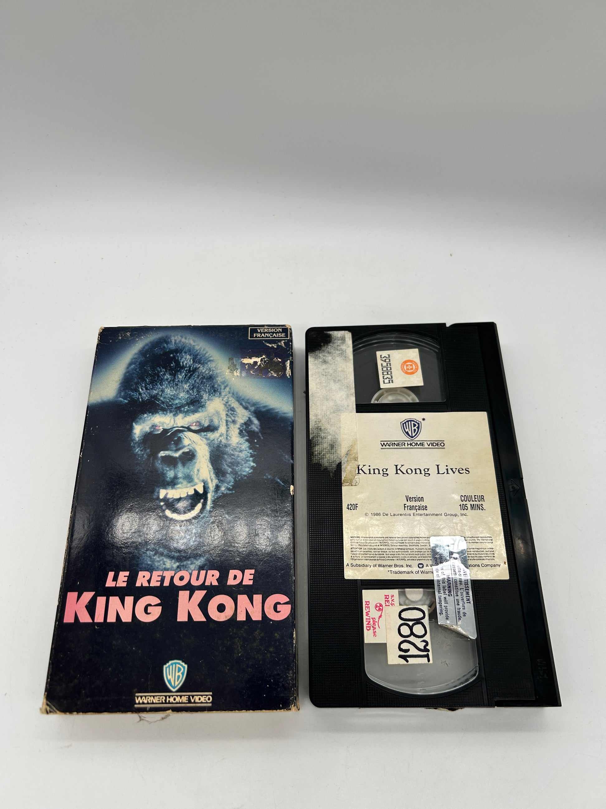 FiLM VHS FRANCAiS | LE RETOUR DE KiNG KONG [V.O. KiNG KONG LiVES]