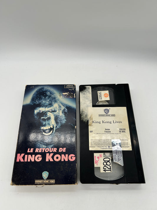 FiLM VHS FRANCAiS | LE RETOUR DE KiNG KONG [V.O. KiNG KONG LiVES]