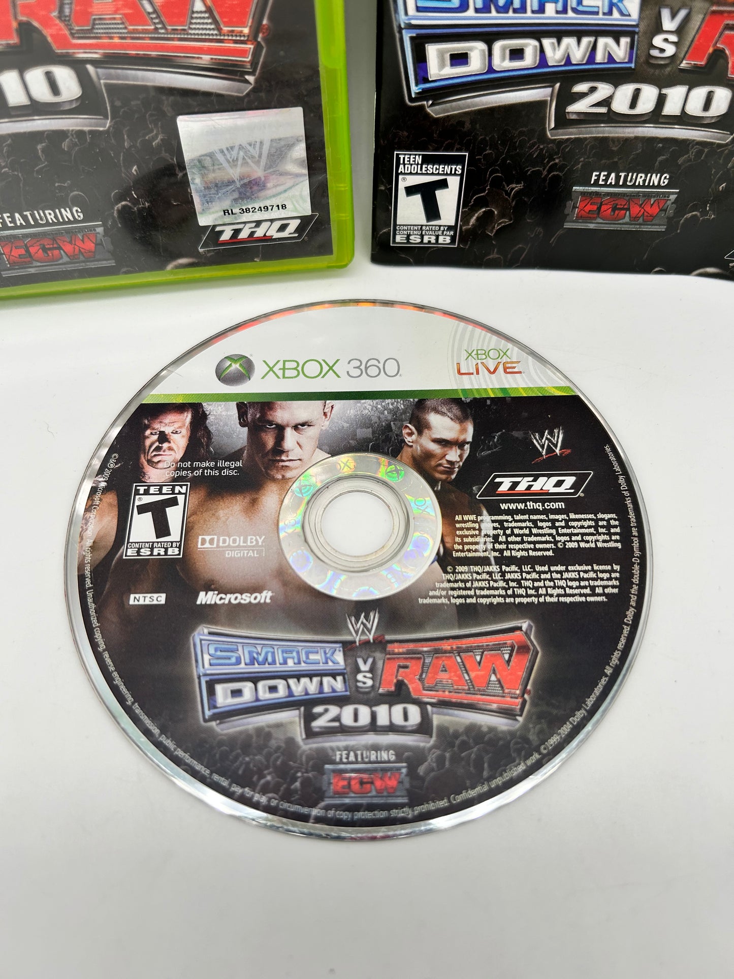 MiCROSOFT XBOX 360 | WWE SMACKDOWN VS RAW 2010