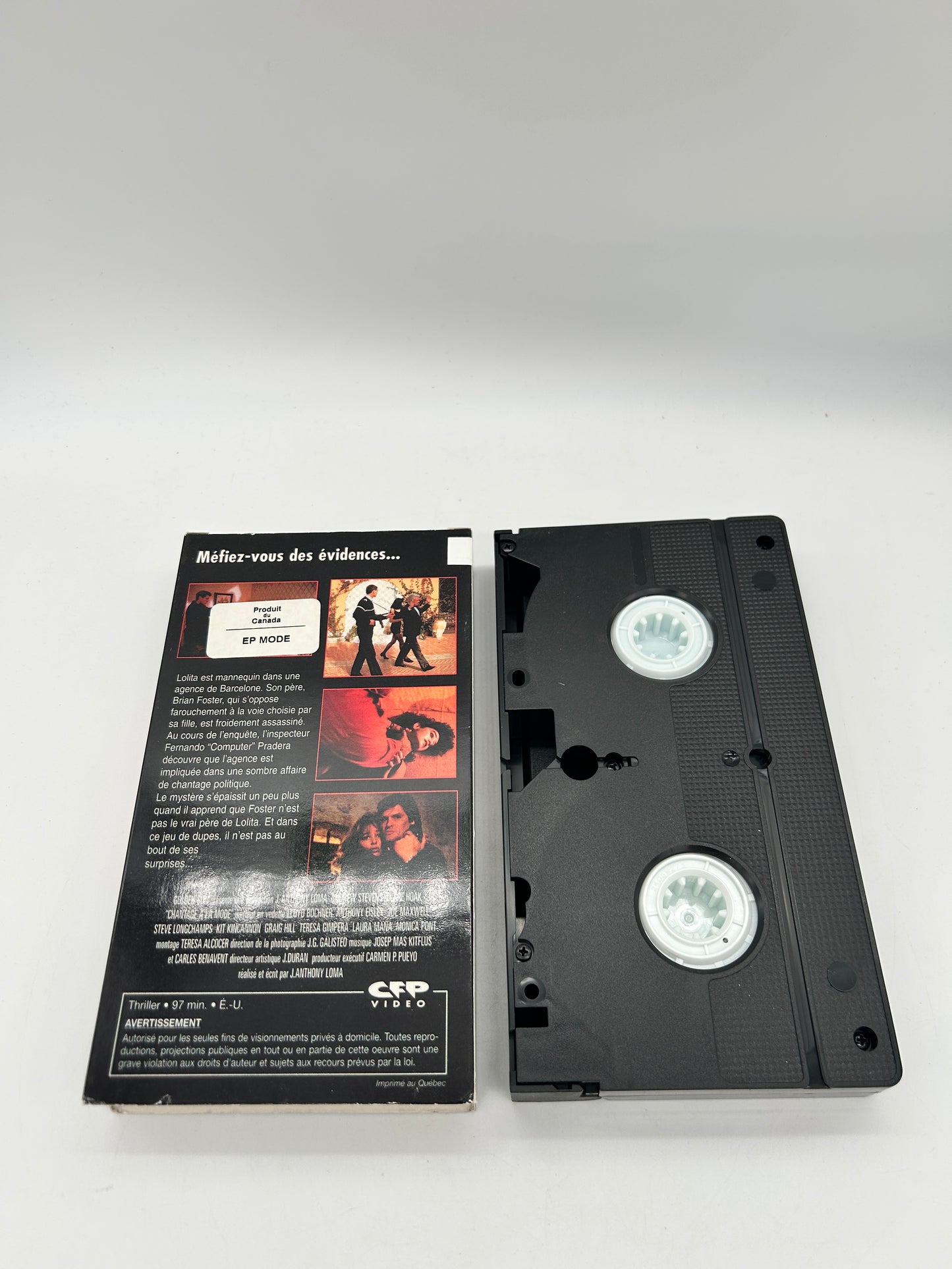 FRENCH VHS MOVIE | FASHIONABLE BLACKMAIL [DEADLY DECEPTION]
