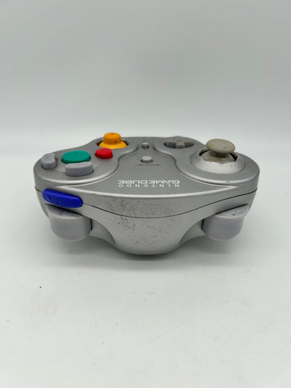 NiNTENDO GAMECUBE [NGC] CONTROLLER | PLATINUM MODEL SILVER WAVEBiRD WiRELESS DOL-004