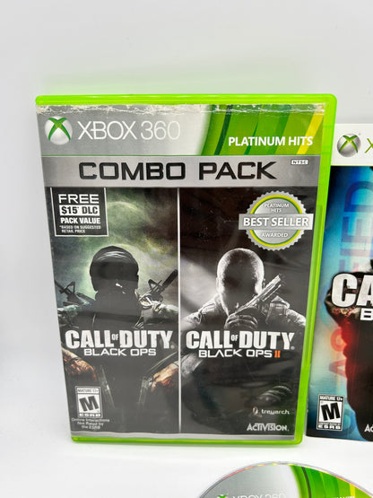 MiCROSOFT XBOX 360 | CALL OF DUTY BLACK OPS II COMBO PACK | PLATiNUM HiTS