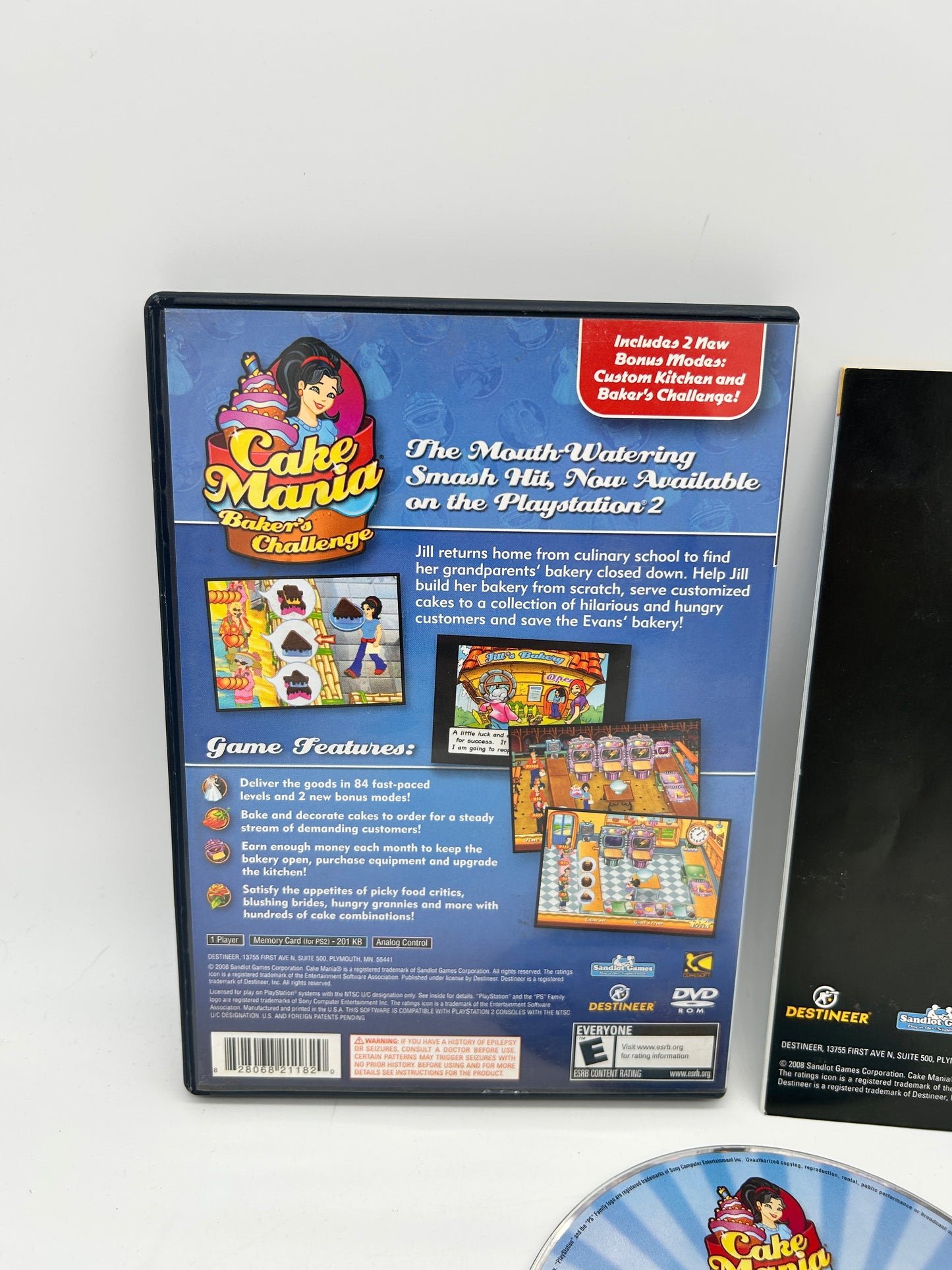 SONY PLAYSTATiON 2 [PS2] | CAKE MANiA BAKERS CHALLENGE