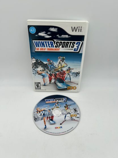 PiXEL-RETRO.COM : NINTENDO WII COMPLET CIB BOX MANUAL GAME NTSC WINTER SPORTS 3 THE GREAT TOURNAMENT
