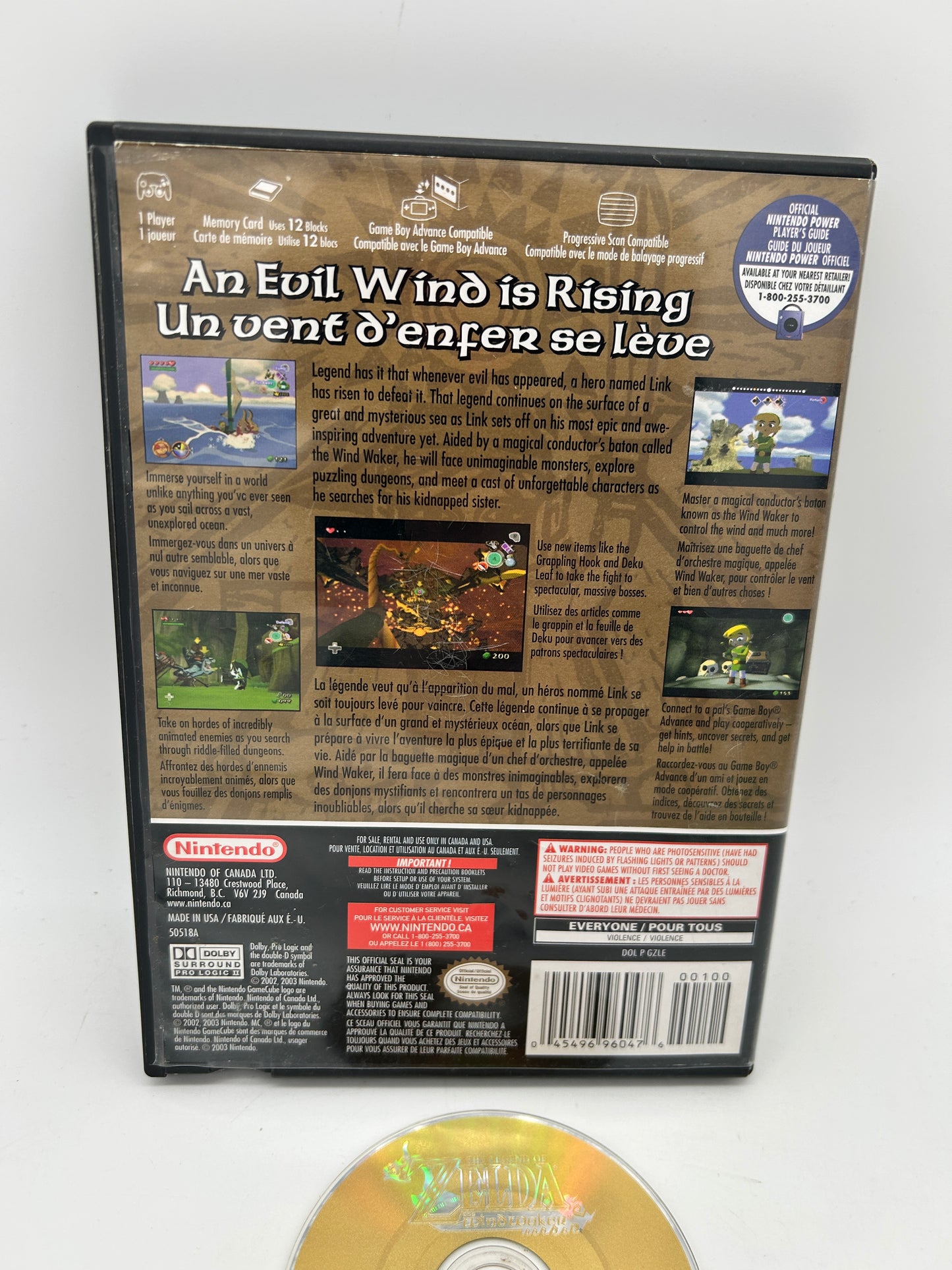 NiNTENDO GAMECUBE [NGC] | THE LEGEND OF ZELDA THE WiND WAKER