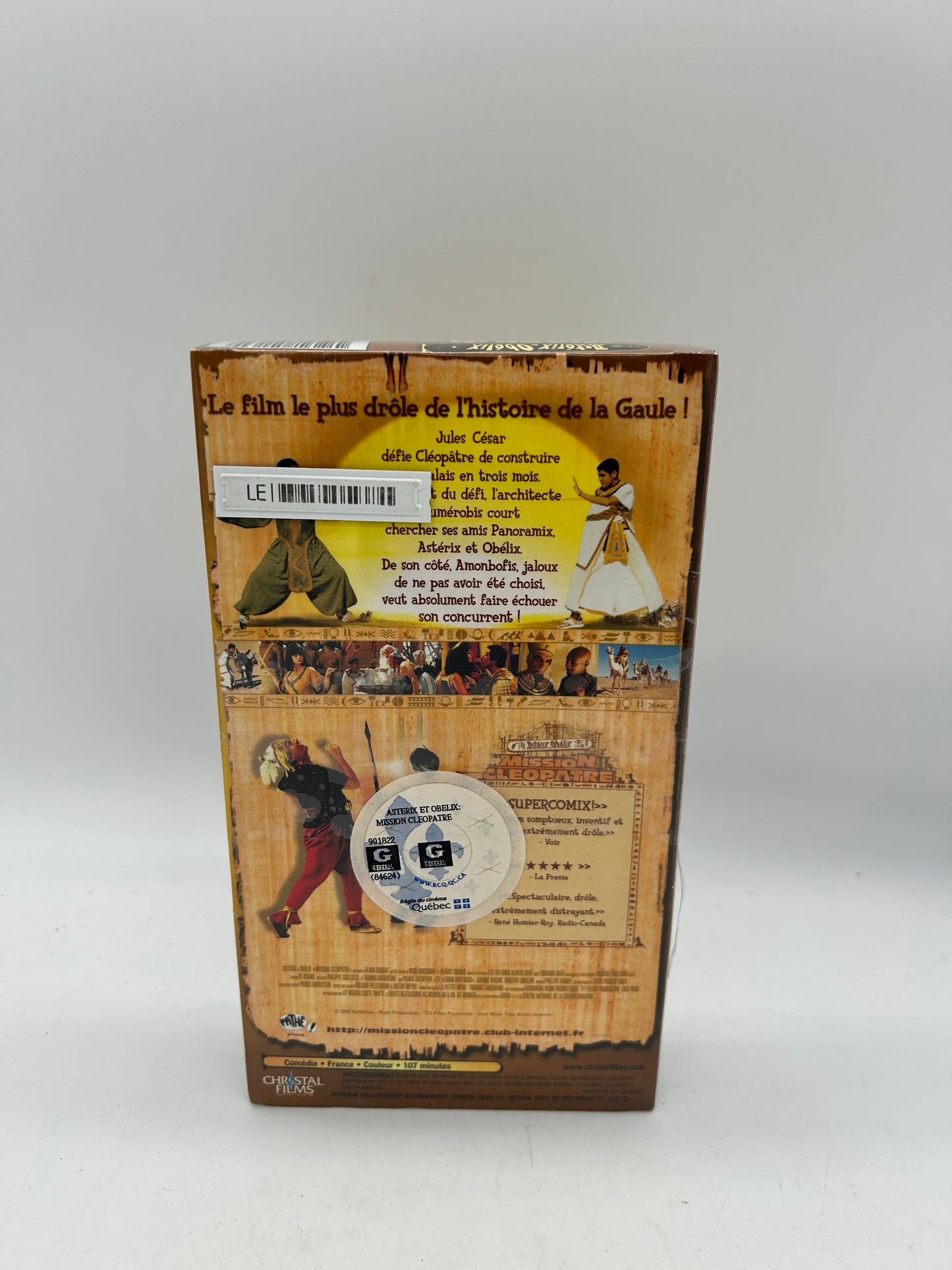 FiLM VHS FRANCAiS | ASTÉRiX & OBÉLiX MiSSiON CLEOPATRE