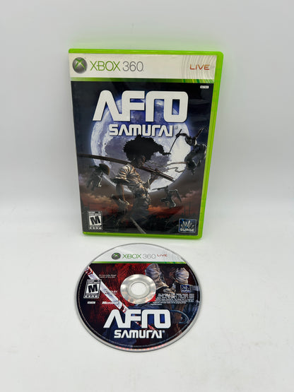 PiXEL-RETRO.COM : MICROSOFT XBOX 360 COMPLETE CIB BOX MANUAL GAME NTSC AFRO SAMURAI