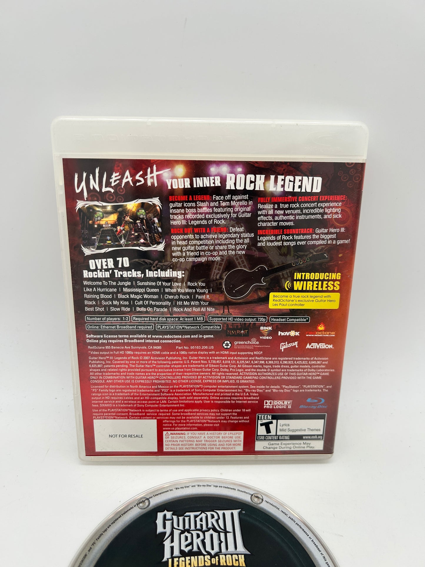 SONY PLAYSTATiON 3 [PS3] | GUiTAR HERO III LEGENDS OF ROCK