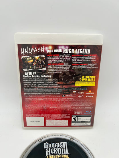 SONY PLAYSTATiON 3 [PS3] | GUiTAR HERO III LEGENDS OF ROCK