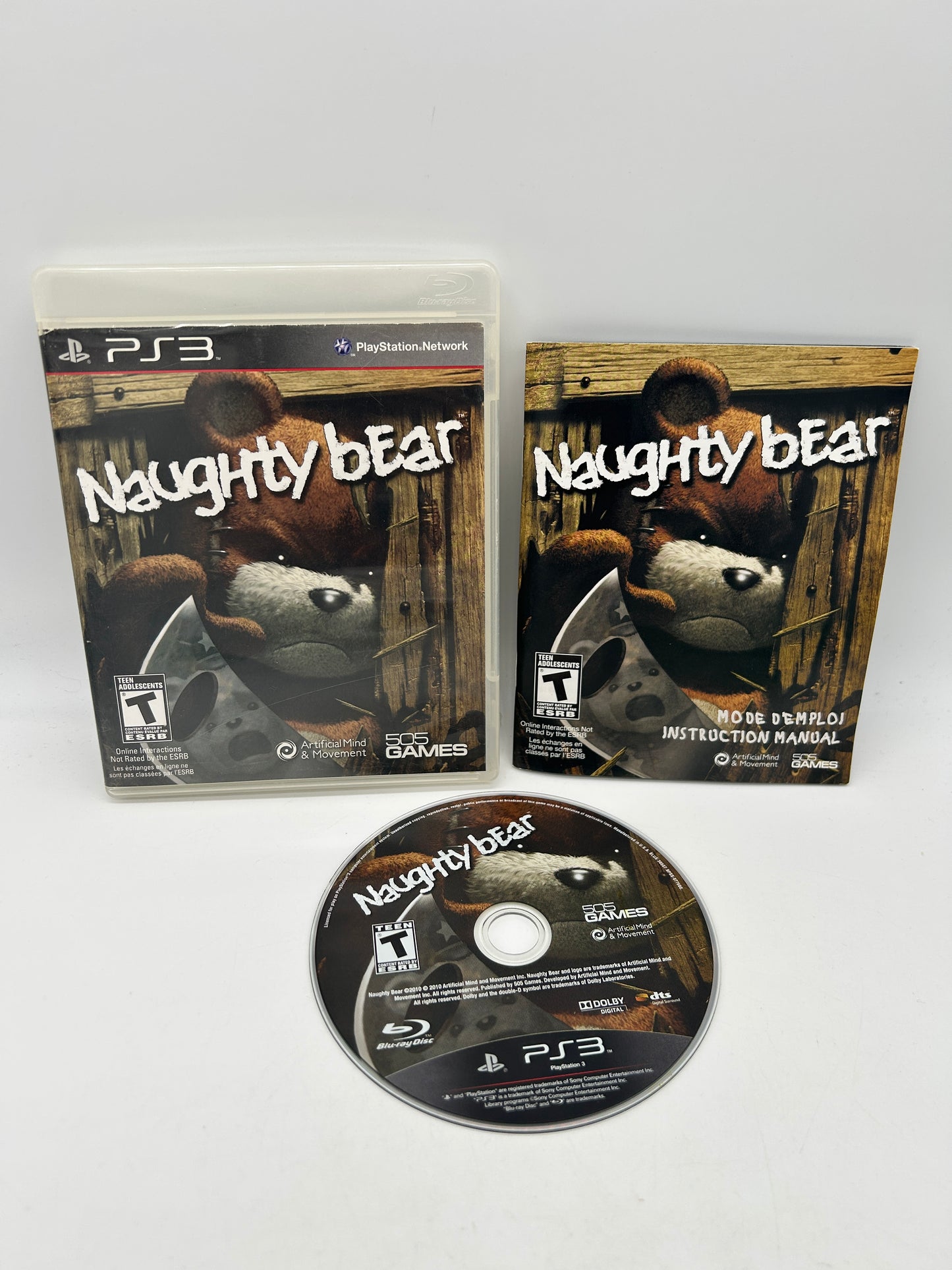 SONY PLAYSTATiON 3 [PS3] | NAUGHTY BEAR