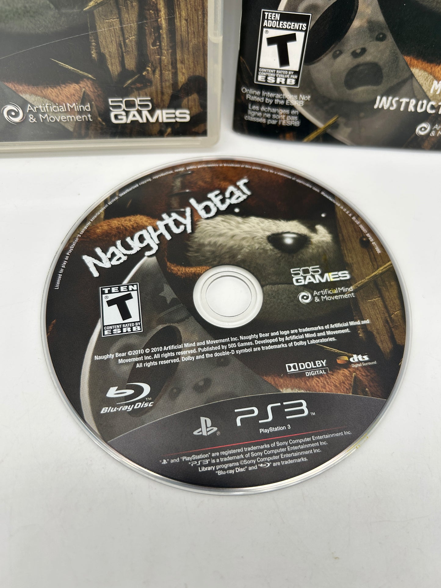 SONY PLAYSTATiON 3 [PS3] | NAUGHTY BEAR