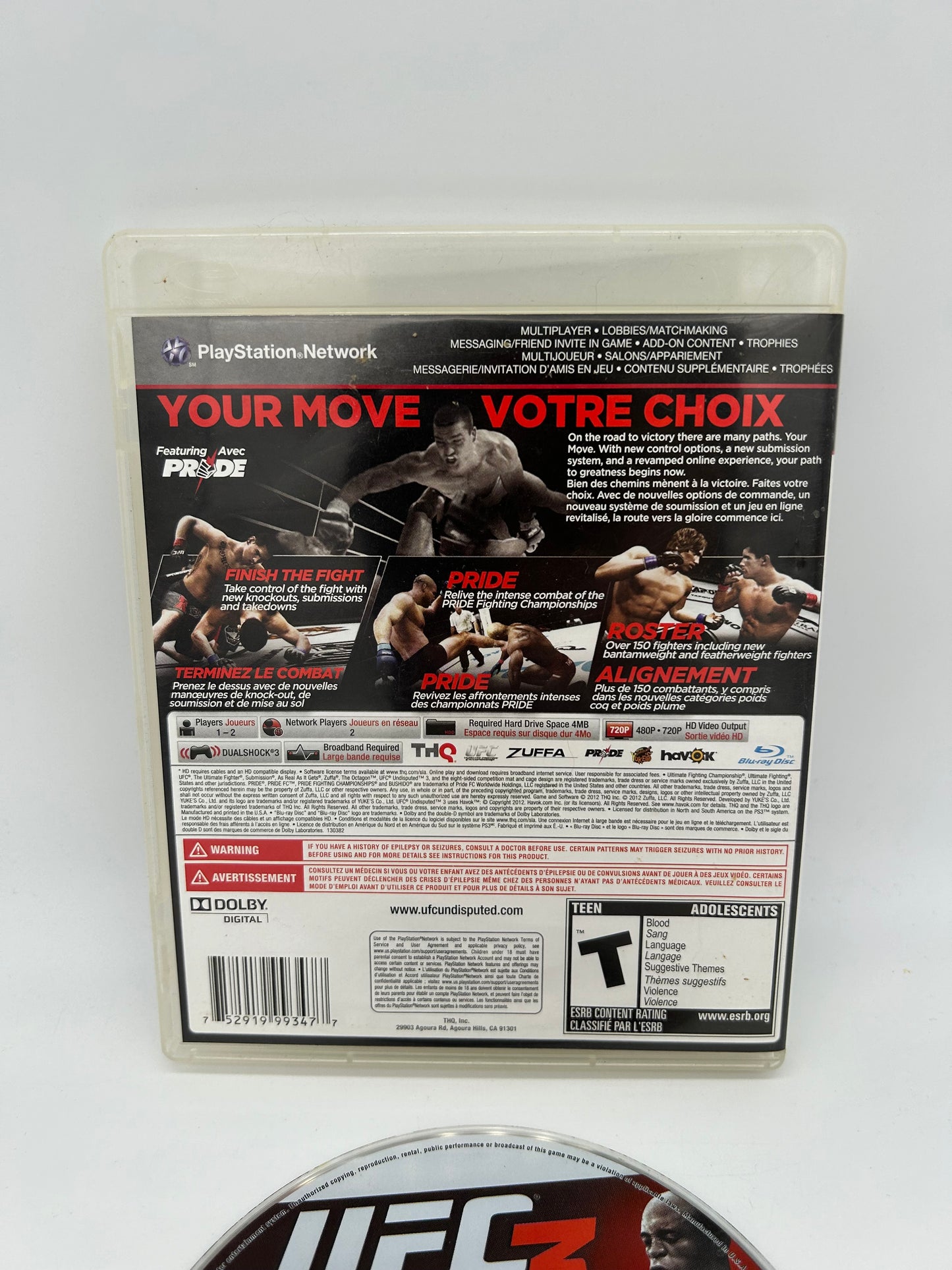 SONY PLAYSTATiON 3 [PS3] | UFC UNDiSPUTED 3