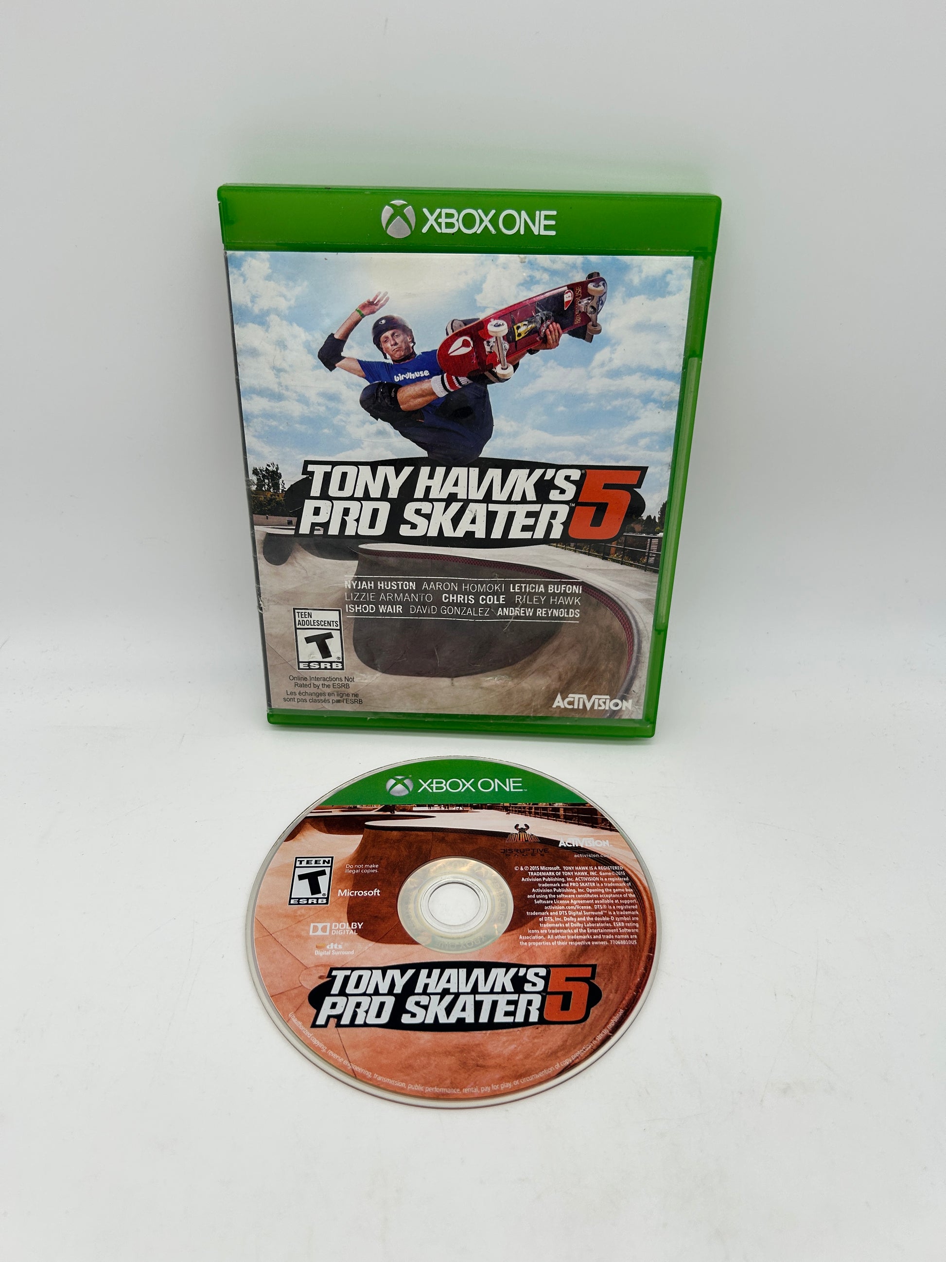 PiXEL-RETRO.COM : MICROSOFT XBOX ONE COMPLETE CIB BOX MANUAL GAME NTSC TONY HAWK'S PRO SKATER 5