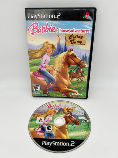 PiXEL-RETRO.COM : SONY PLAYSTATION 2 (PS2) COMPLET CIB BOX MANUAL GAME NTSC BARBIE HORSE ADVENTURES RIDING CAMP