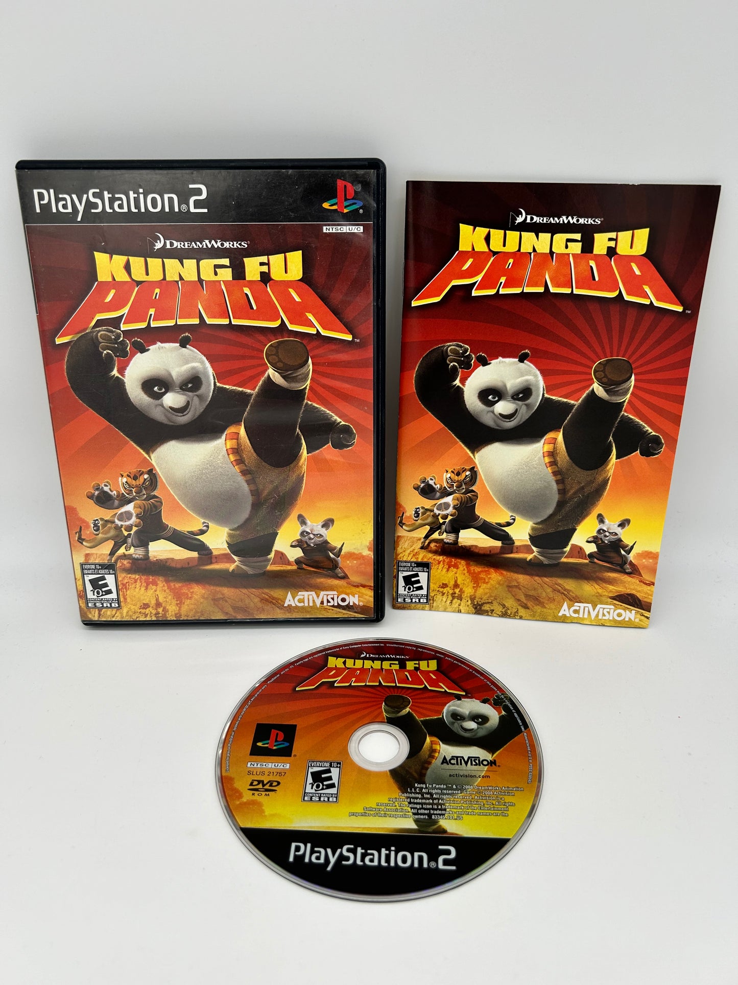 PiXEL-RETRO.COM : SONY PLAYSTATION 2 (PS2) COMPLET CIB BOX MANUAL GAME NTSC KUNG FU PANDA