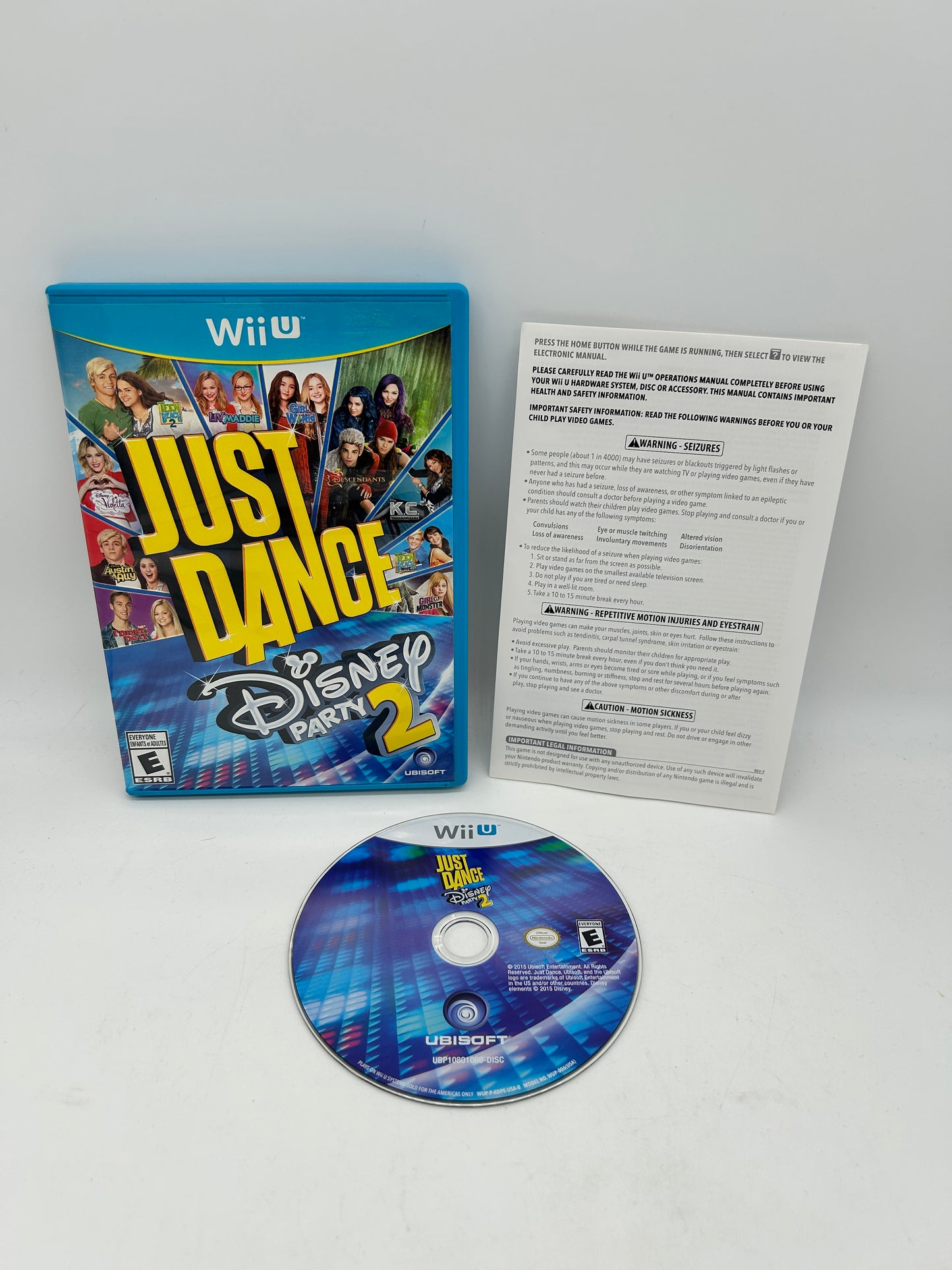 PiXEL-RETRO.COM : NINTENDO WII U COMPLET CIB BOX MANUAL GAME NTSC JUST DANCE DISNEY PARTY 2