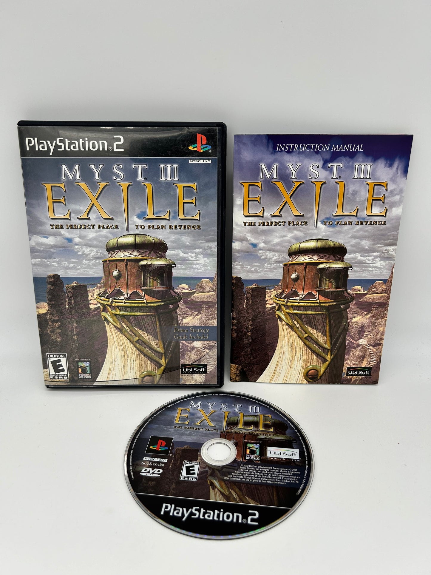PiXEL-RETRO.COM : SONY PLAYSTATION 2 (PS2) COMPLET CIB BOX MANUAL GAME NTSC MYST III EXILE