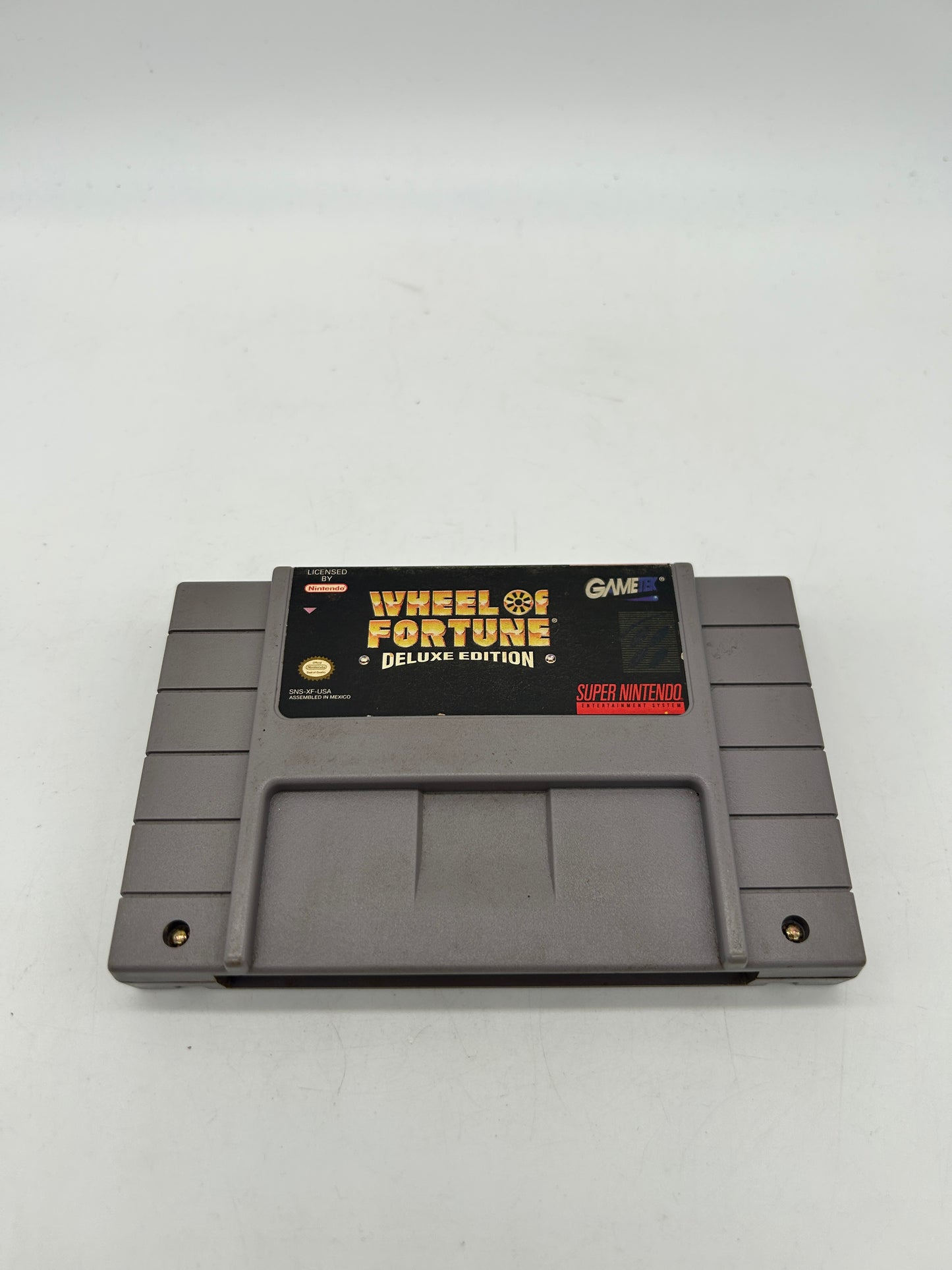 PiXEL-RETRO.COM : SUPER NINTENDO NES (SNES) GAME NTSC WHEEL OF FORTUNE DELUXE EDITION