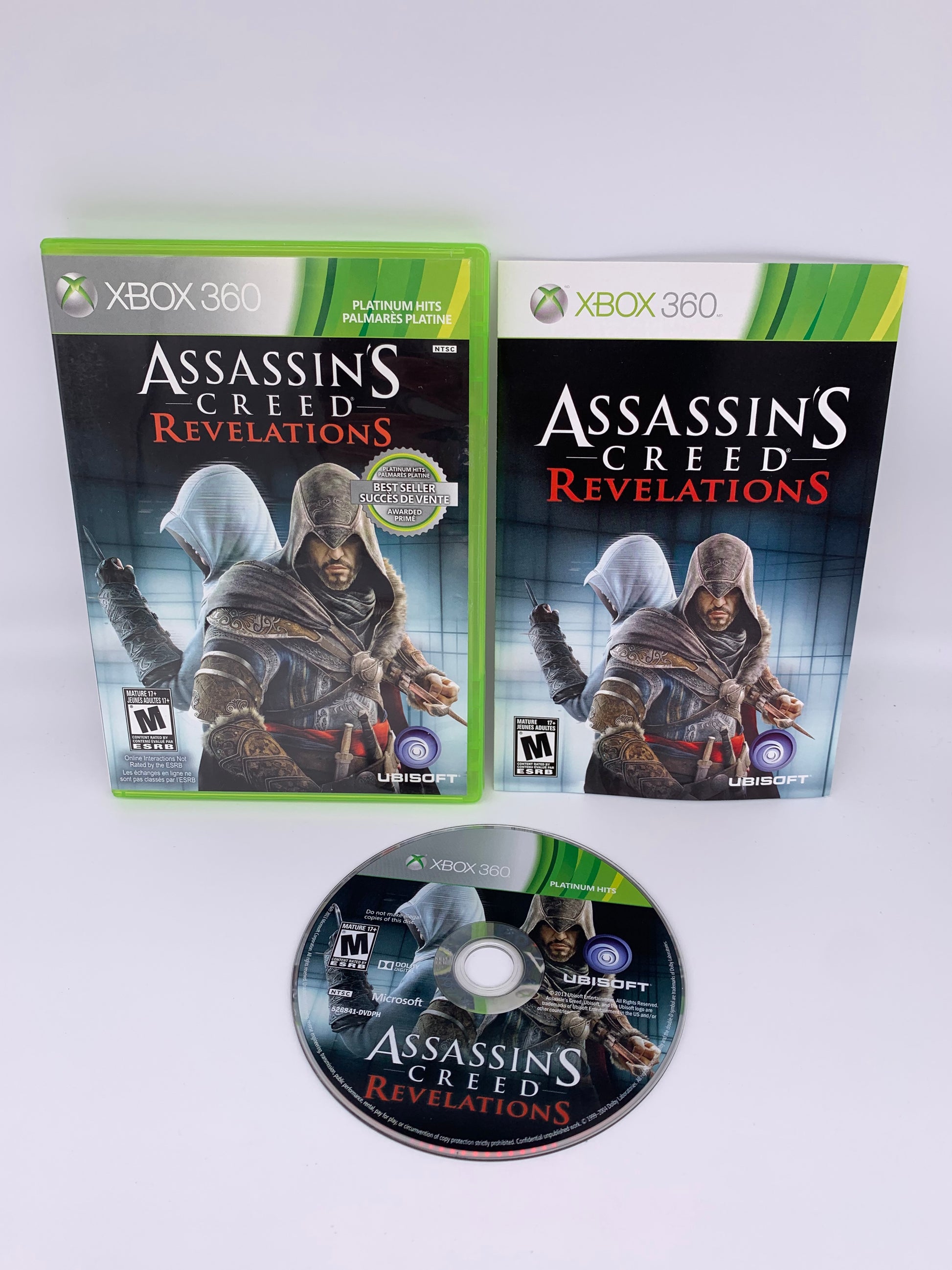 PiXEL-RETRO.COM : MICROSOFT XBOX 360 COMPLETE CIB BOX MANUAL GAME NTSC ASSASSIN'S CREED REVELATIONS