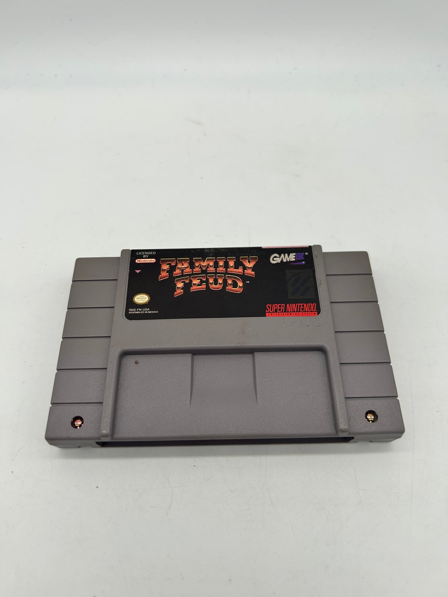 PiXEL-RETRO.COM : SUPER NINTENDO NES (SNES) GAME NTSC FAMILY FEUD