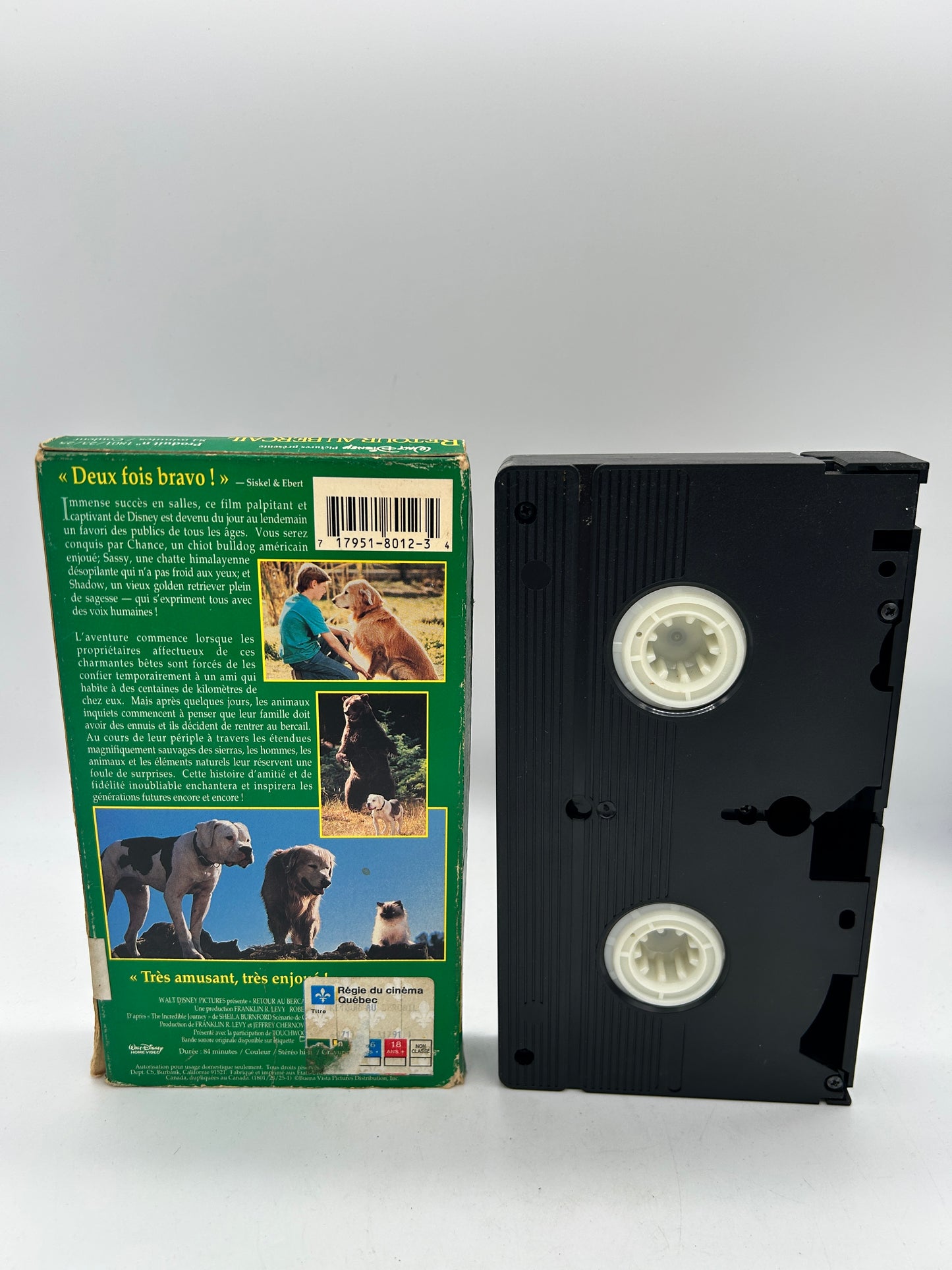 FiLM VHS FRANCAiS | RETOUR AU BERCAiL L'iNCROYABLE RANDONNÉE [HOMEWARD BOUND]