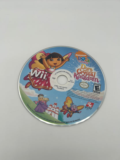 PiXEL-RETRO.COM : NINTENDO WII COMPLETE GAME BOX MANUAL NTSC DORA THE EXPLORER SAVES THE CRYSTAL KINGDOM