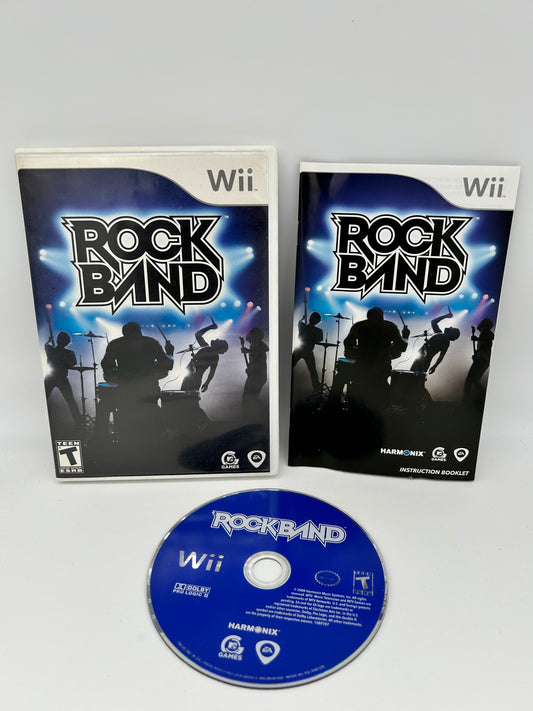 PiXEL-RETRO.COM : NINTENDO WII COMPLET CIB BOX MANUAL GAME NTSC ROCK BAND