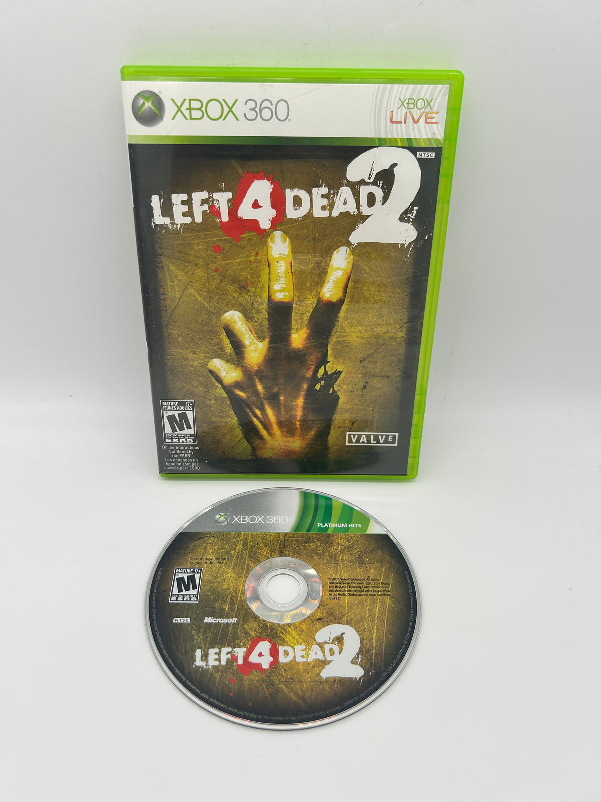 PiXEL-RETRO.COM : MICROSOFT XBOX 360 COMPLETE CIB BOX MANUAL GAME NTSC LEFT 4 DEAD 2