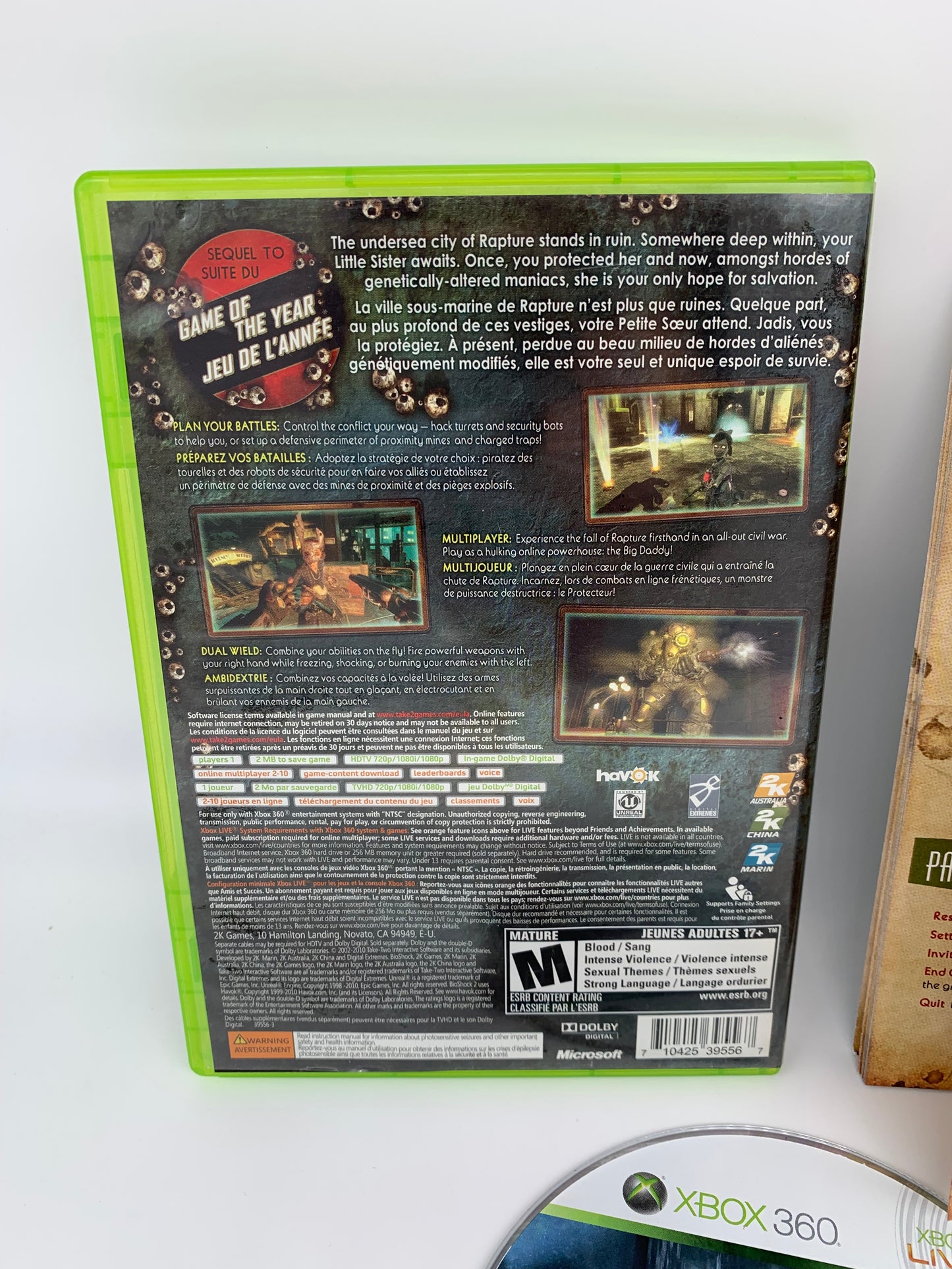 Microsoft XBOX 360 | BiOSHOCK 2