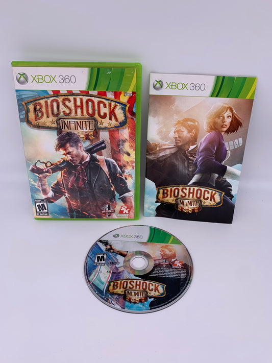 PiXEL-RETRO.COM : MICROSOFT XBOX 360 COMPLETE CIB BOX MANUAL GAME NTSC BIOSHOCK INFINITE