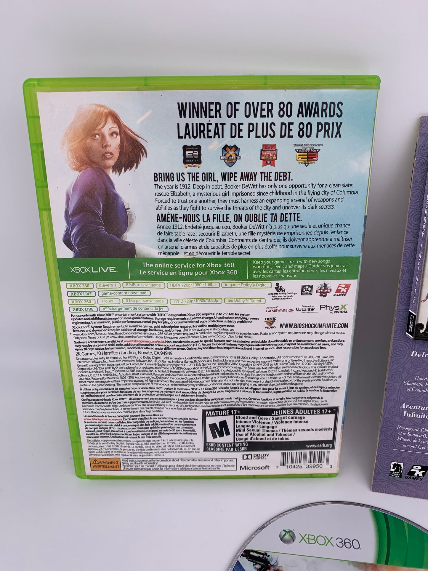 MiCROSOFT XBOX 360 | BiOSHOCK iNFiNiTE