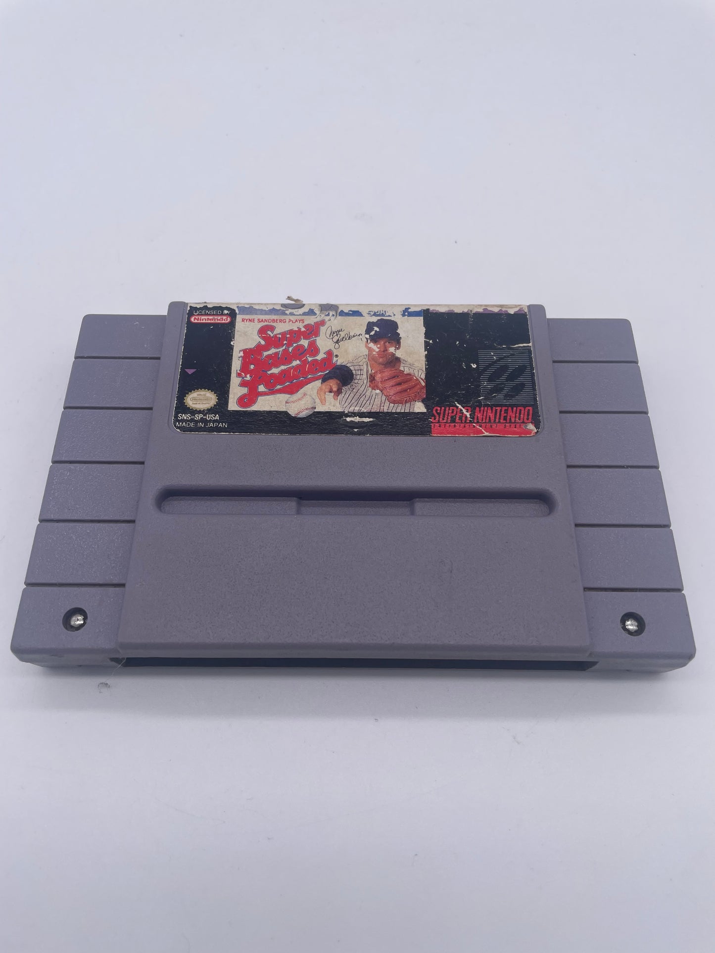 PiXEL-RETRO.COM : SUPER NINTENDO NES (SNES) GAME NTSC SUPER BASES LOADED