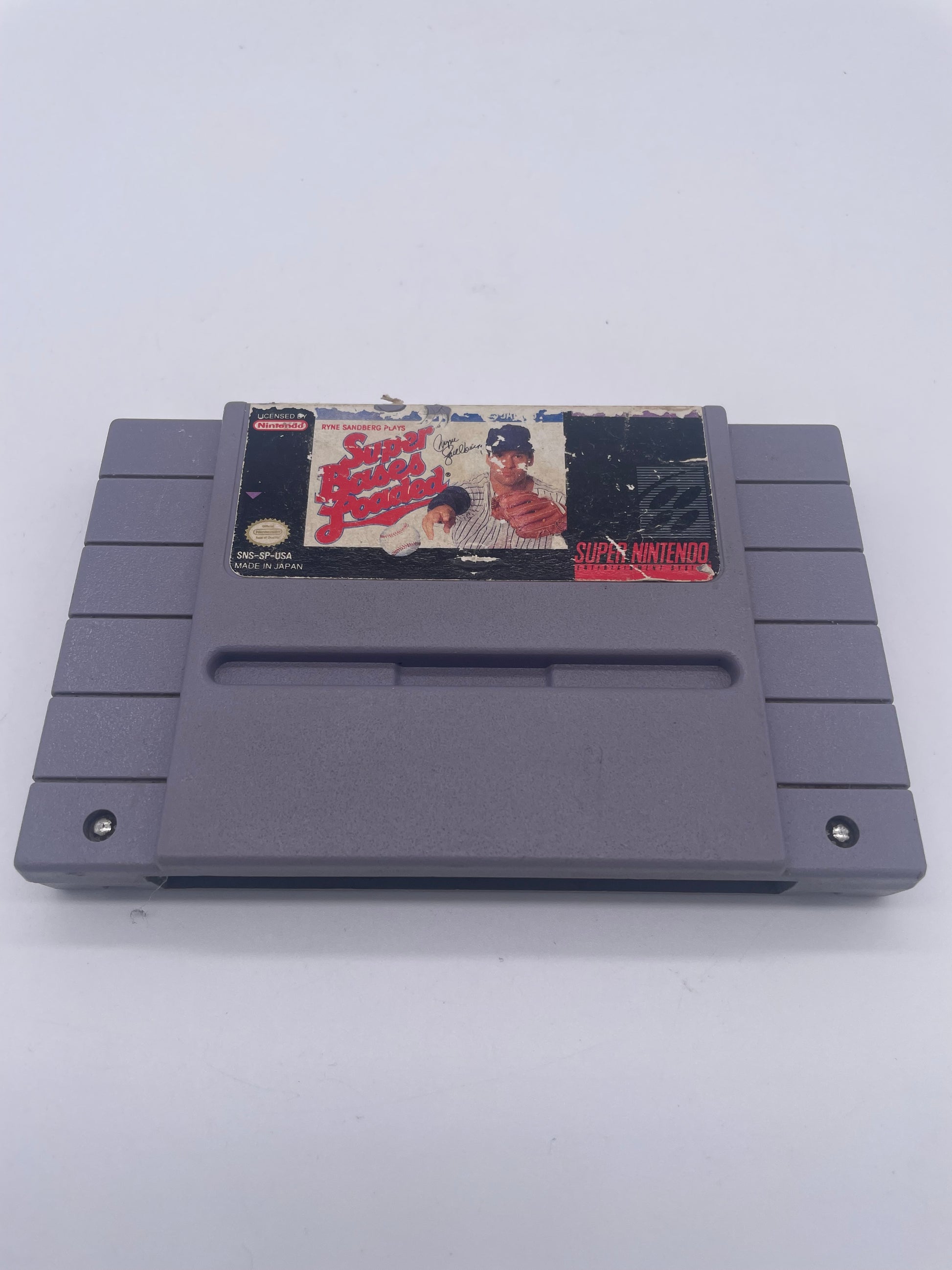 PiXEL-RETRO.COM : SUPER NINTENDO NES (SNES) GAME NTSC SUPER BASES LOADED