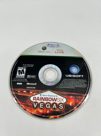 PiXEL-RETRO.COM : MICROSOFT XBOX 360 COMPLETE CIB BOX MANUAL GAME NTSC TOM CLANCEY'S RAINBOW SIX VEGAS