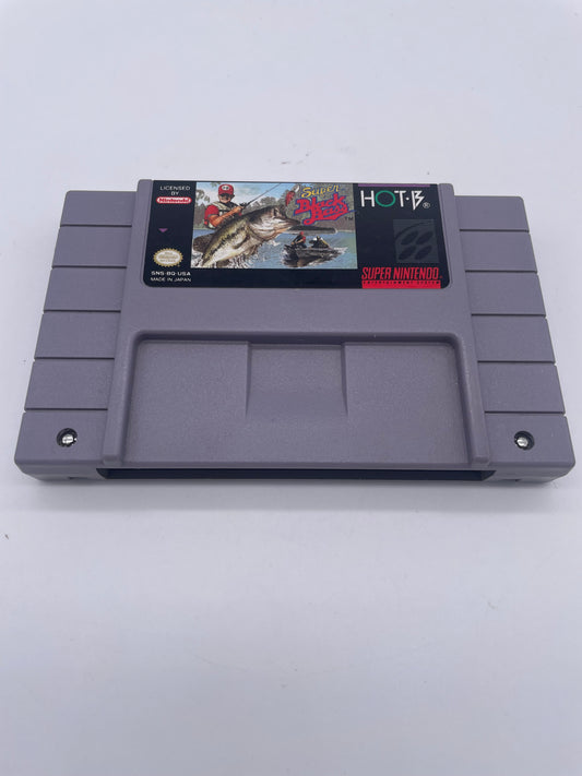 PiXEL-RETRO.COM : SUPER NINTENDO NES (SNES) GAME NTSC SUPER BLACK BASS