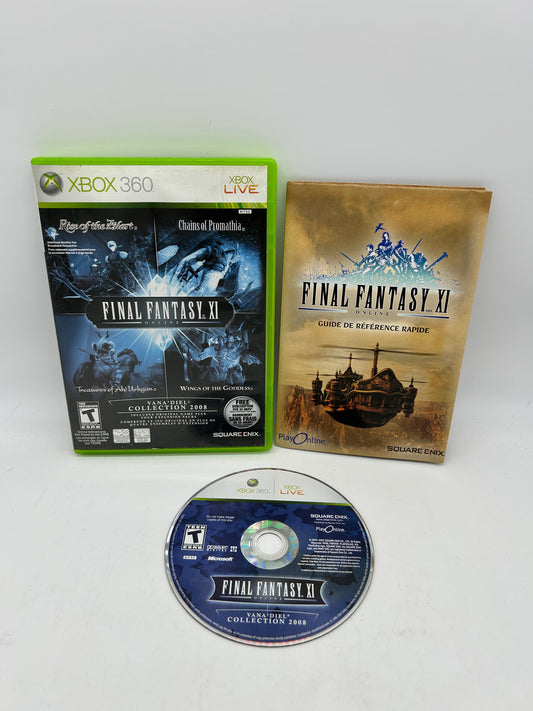 PiXEL-RETRO.COM : MICROSOFT XBOX 360 COMPLETE CIB BOX MANUAL GAME NTSC FINAL FANTASY XI ONLINE CANA'DIEL COLLECTION 2008