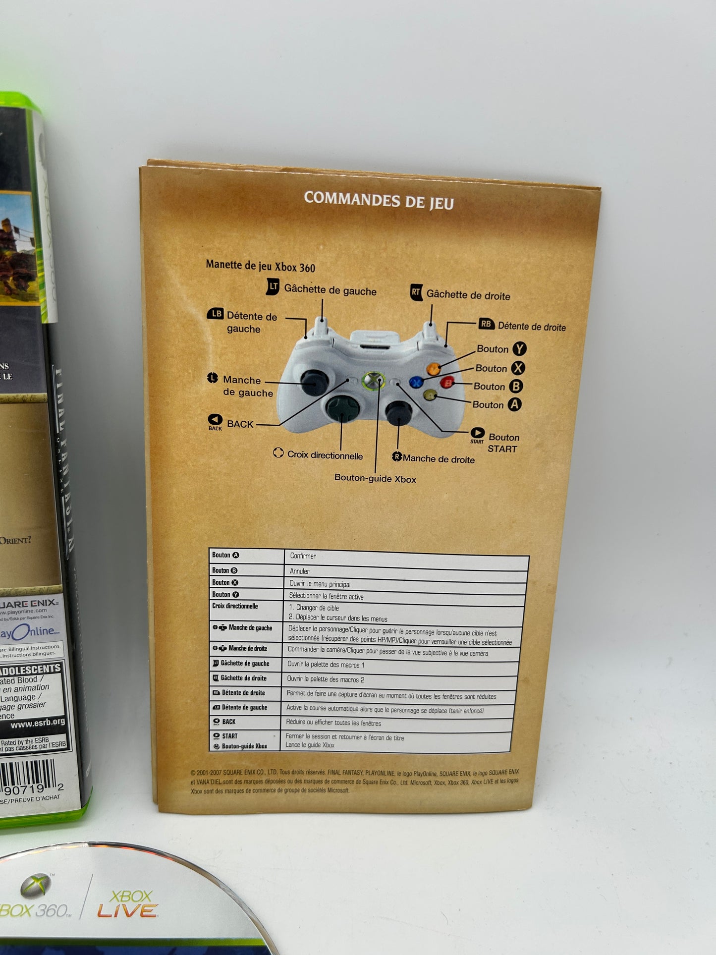 Microsoft XBOX 360 | FiNAL FANTASY XI ONLiNE CANA'DiEL COLLECTION 2008