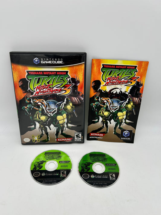 PiXEL-RETRO.COM : NINTENDO GAMECUBE COMPLETE CIB BOX MANUAL GAME NTSC TEENAGE MUTANT NINJA TURTLES 3 MUTANT NIGHTMARE