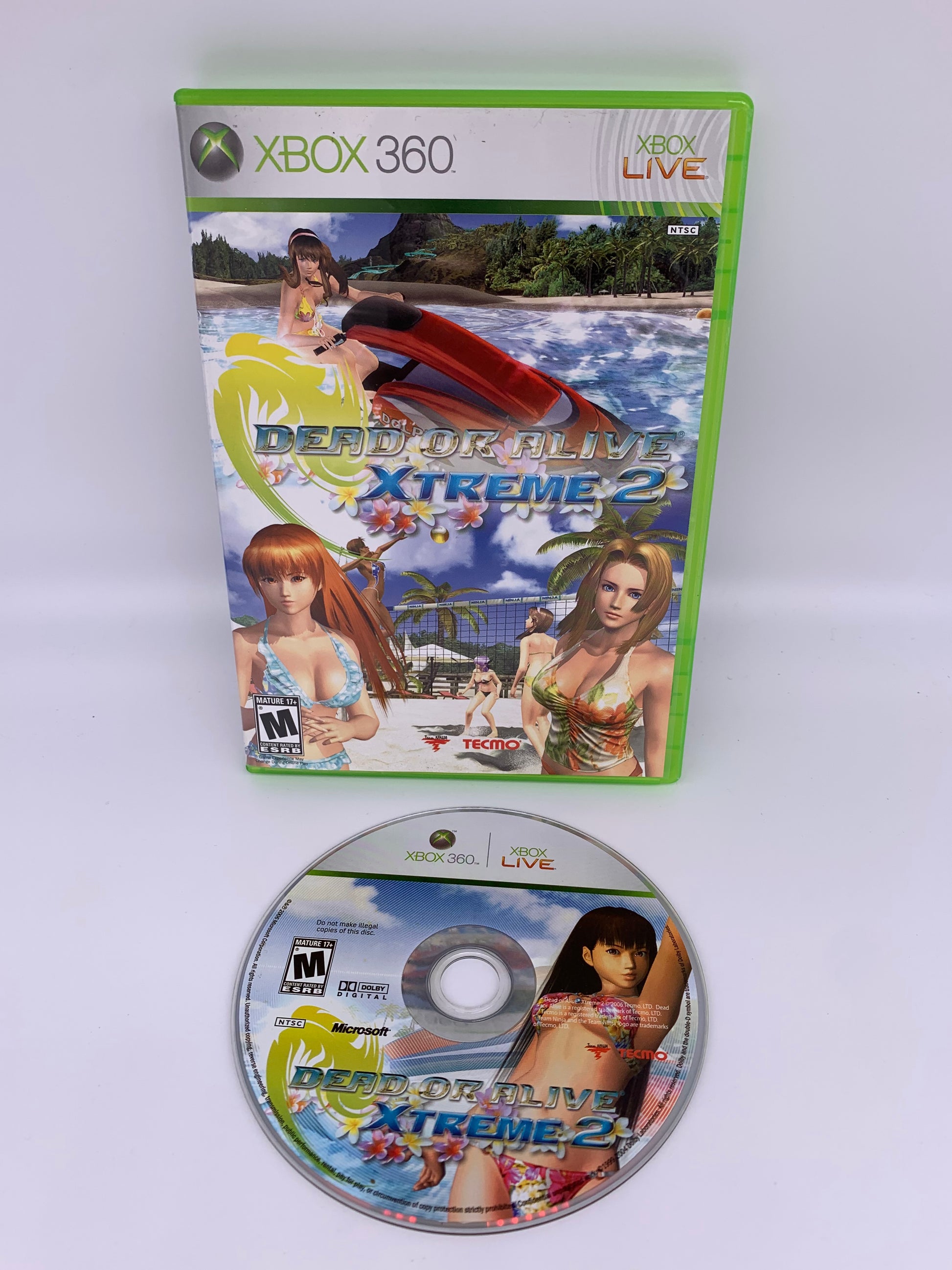 PiXEL-RETRO.COM : MICROSOFT XBOX 360 COMPLETE CIB BOX MANUAL GAME NTSC DEAD OR ALIVE XTREME 2