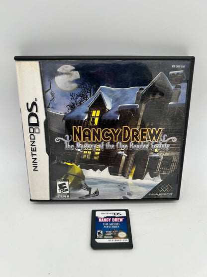 PiXEL-RETRO.COM : NINTENDO DS (DS) COMPLETE CIB BOX MANUAL GAME NTSC NANCY DREW THE MYSTERY OF THE CLUE BENDER SOCIETY