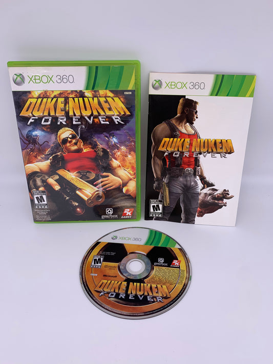 PiXEL-RETRO.COM : MICROSOFT XBOX 360 COMPLETE CIB BOX MANUAL GAME NTSC DUKE NUKEM FOREVER