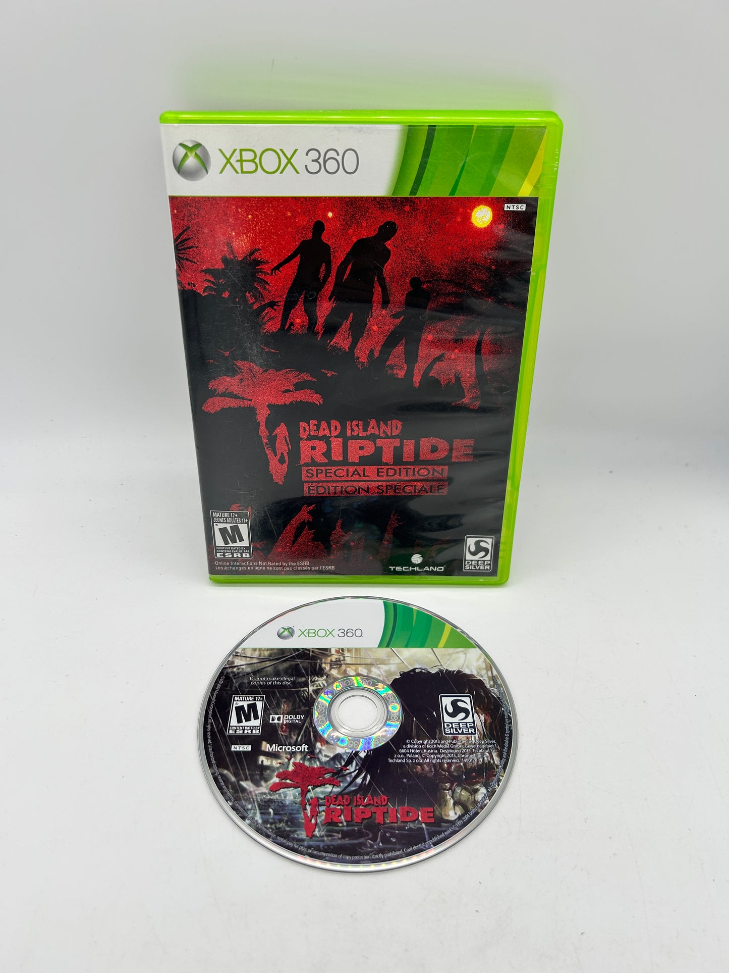 PiXEL-RETRO.COM : MICROSOFT XBOX 360 COMPLETE CIB BOX MANUAL GAME NTSC DEAD ISLAND RIPTIDE SPECIAL EDITION